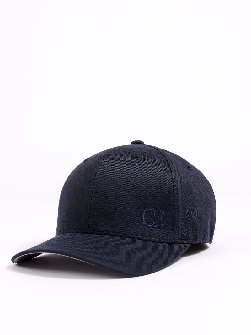 Side view of navy urban classic hat