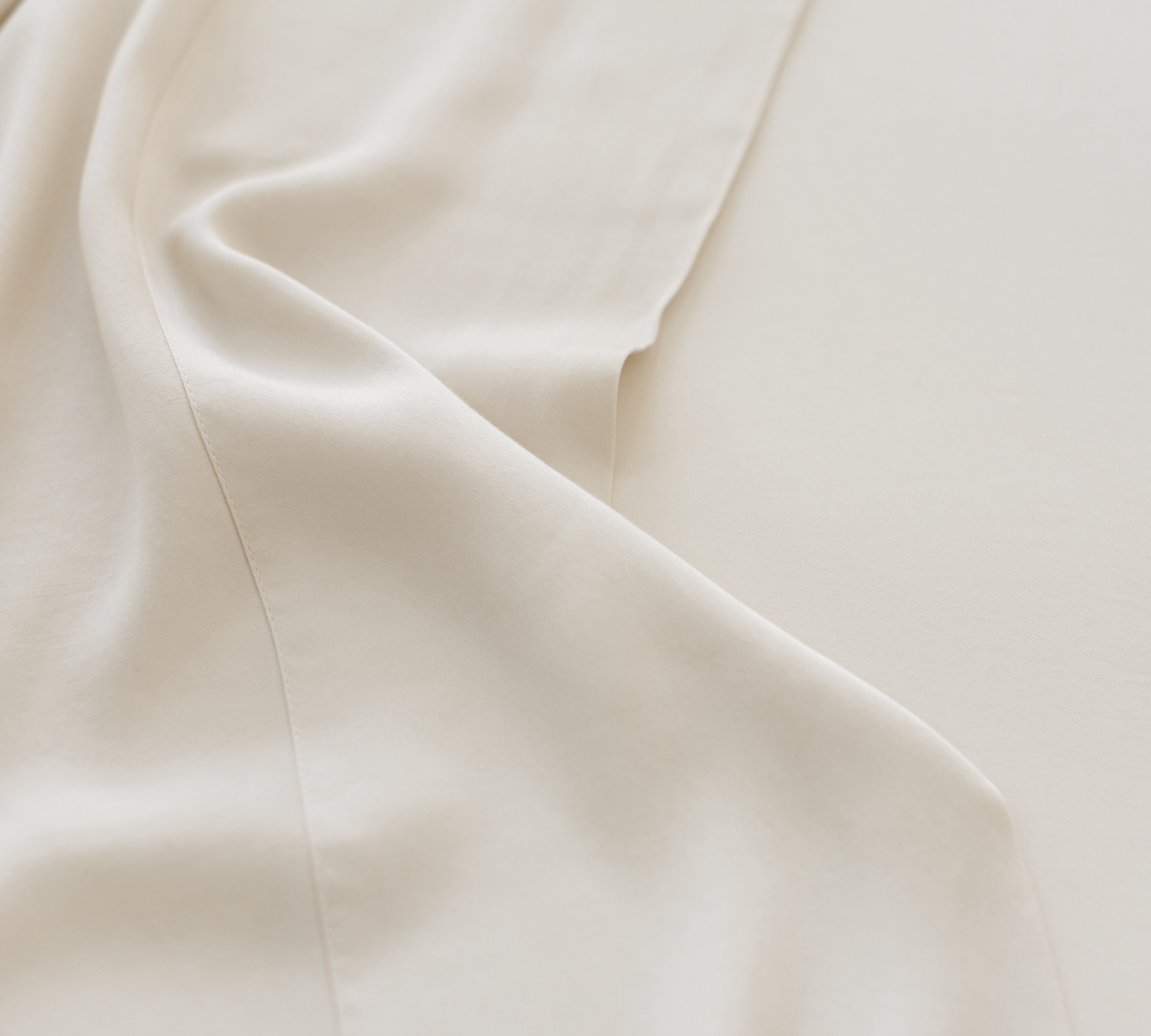 Close up of oat bedding fabric 
