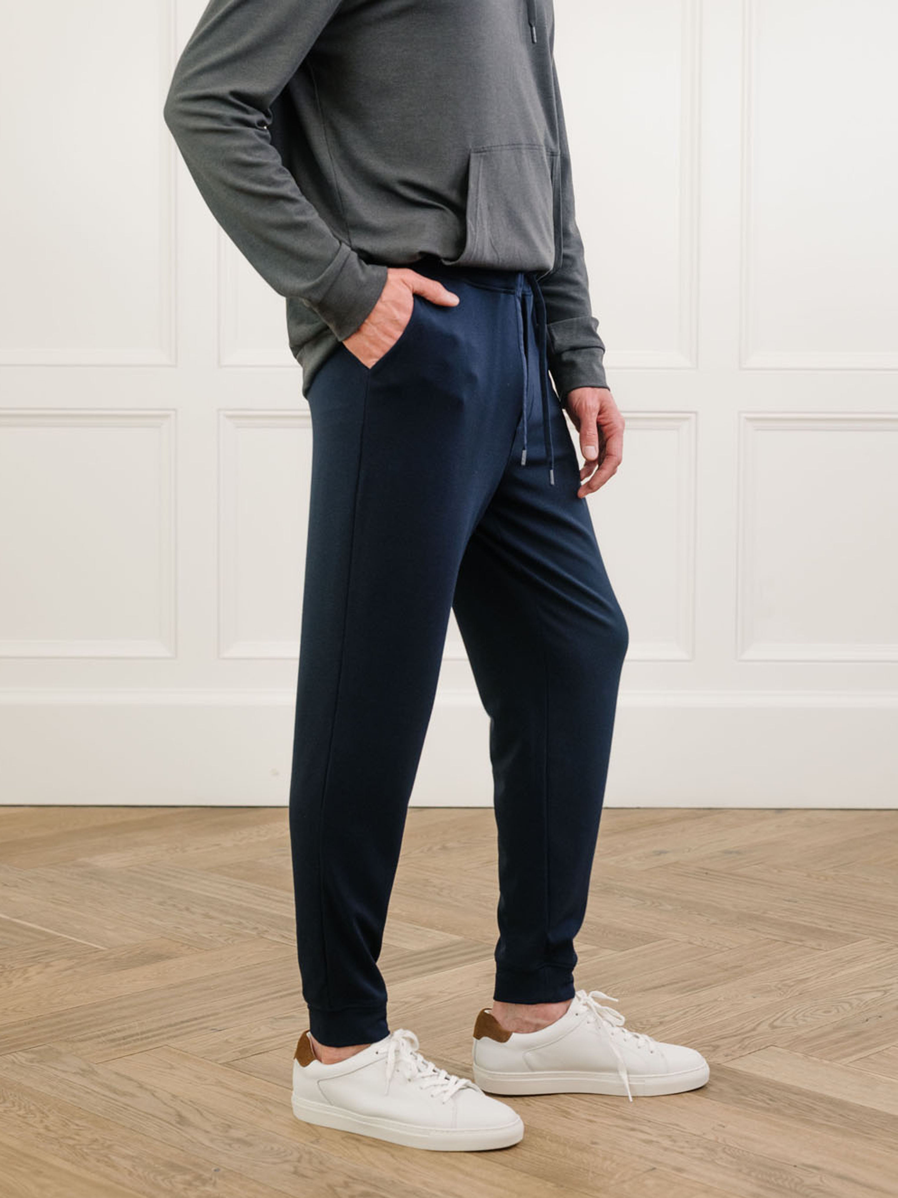 Six Ways To Style Joggers For Cold Weather - Stitch & Salt