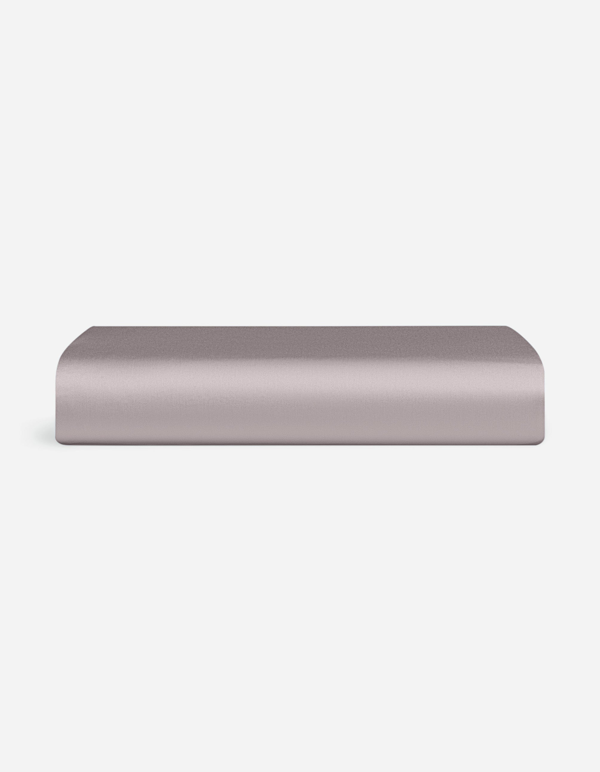 Stone fitted sheet folded with white background |Color:Stone