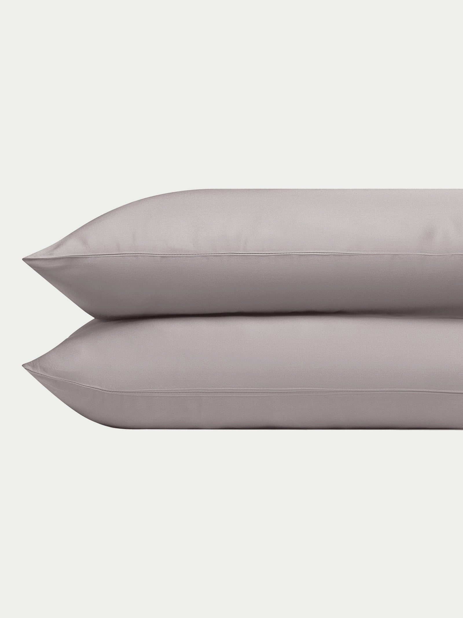 Two stone pillowcases with a plain background standard/king/body