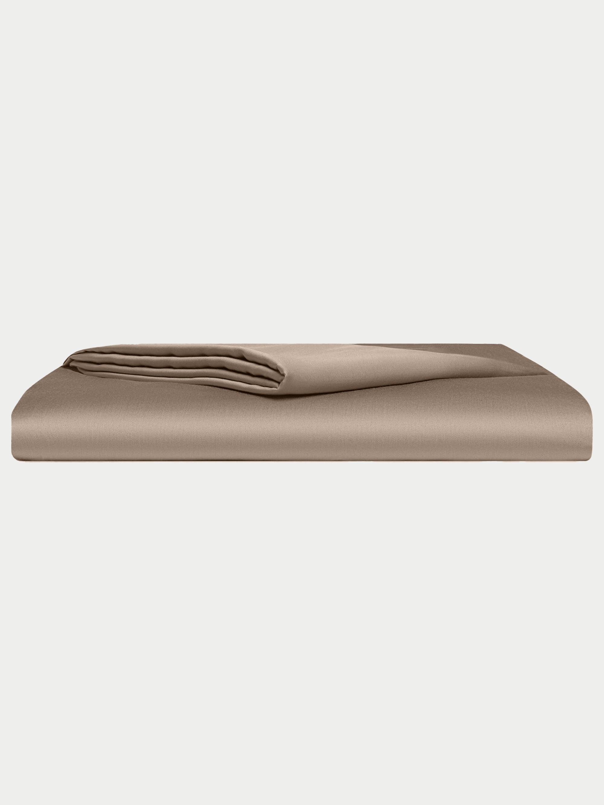 Walnut top sheet folded with white background 