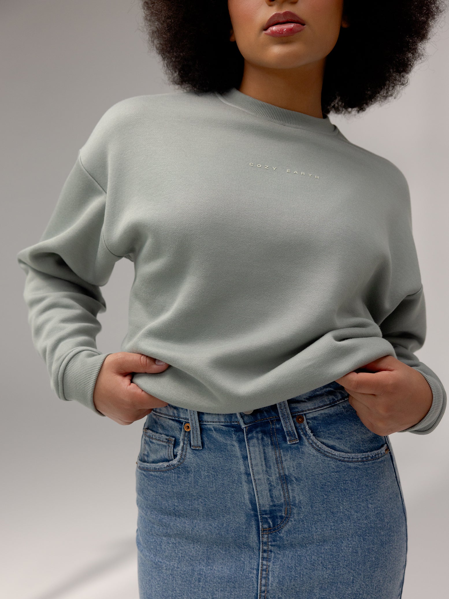 Women's CityScape Crew Neck Pullover | Cozy Earth