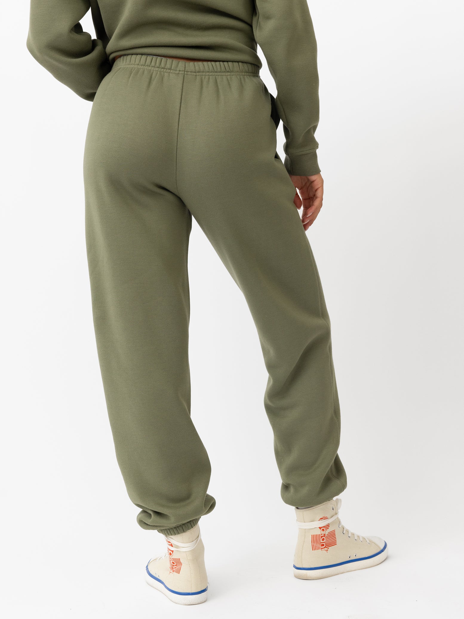  Woman wearing Juniper CityScape Sweat Pant with white background 
