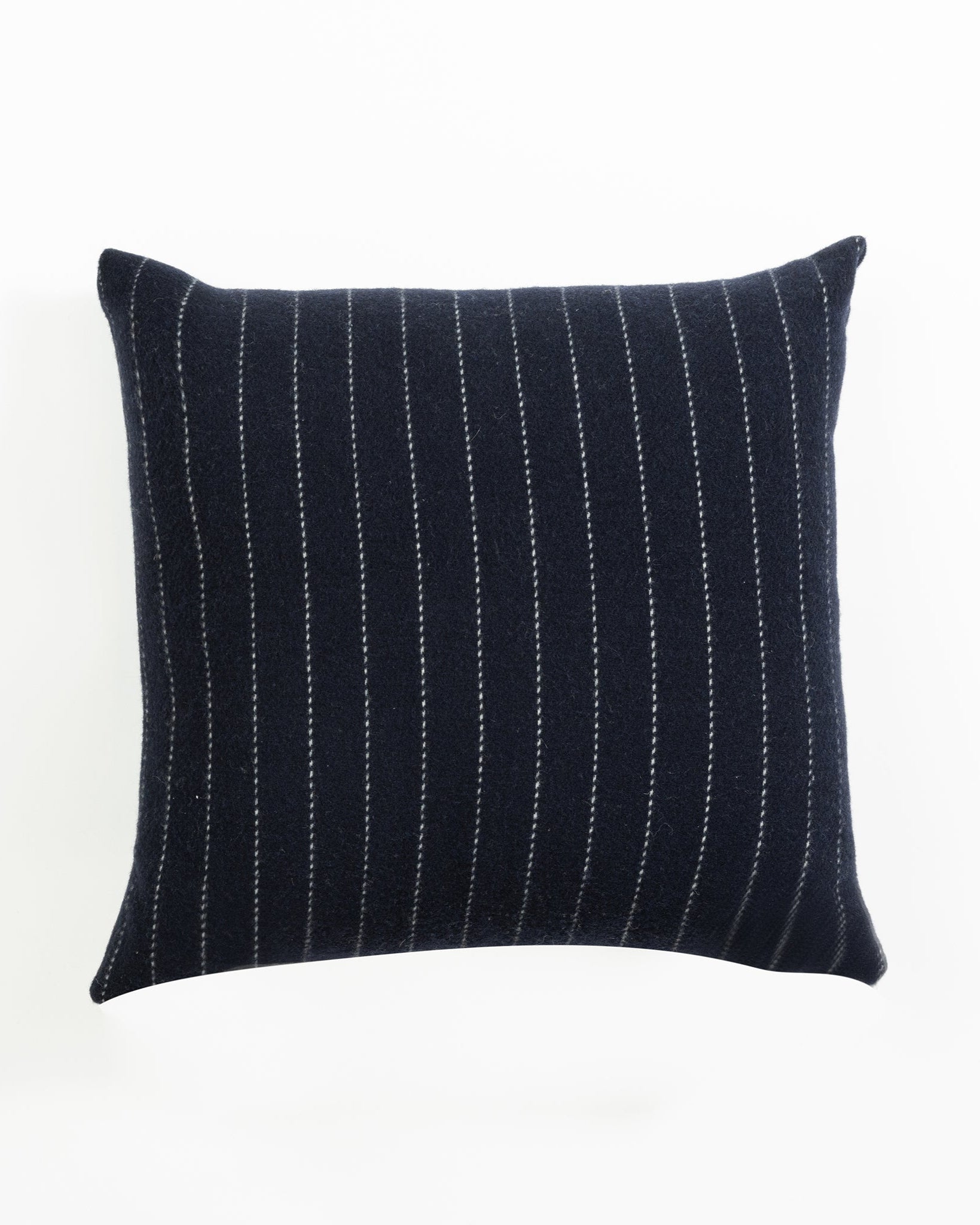 Navy florence pillow with plain white background |Color:Navy