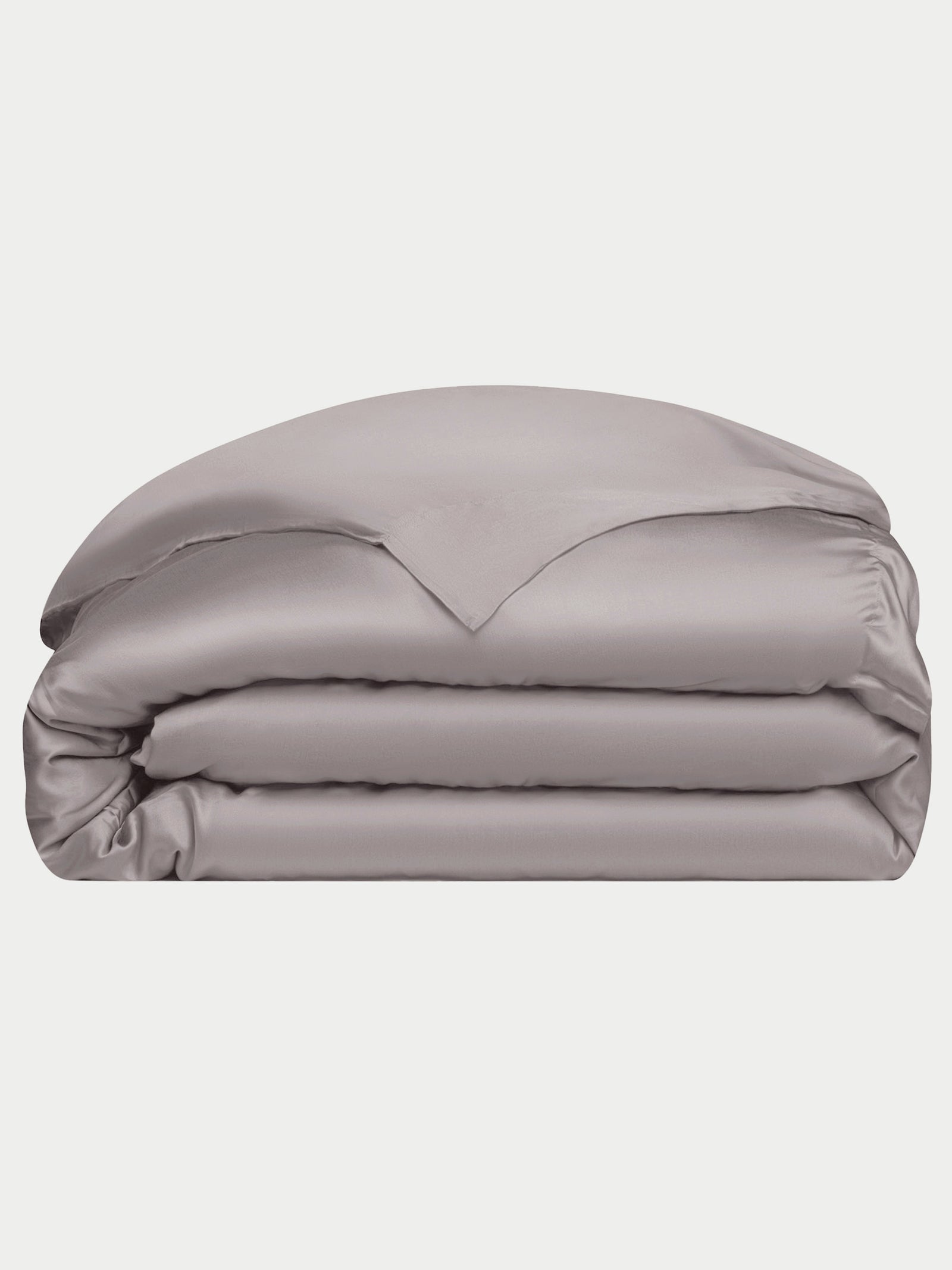 Stone Duvet cover folded with white background 