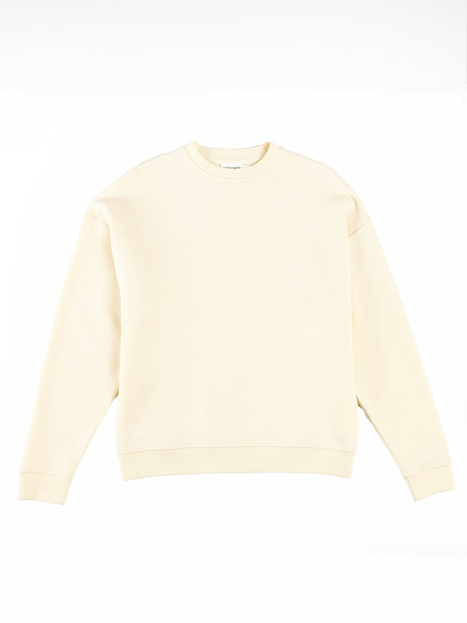 Alabaster cityscape crewneck with white background 
