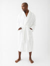 Man in white bath robe with white background |Color:White