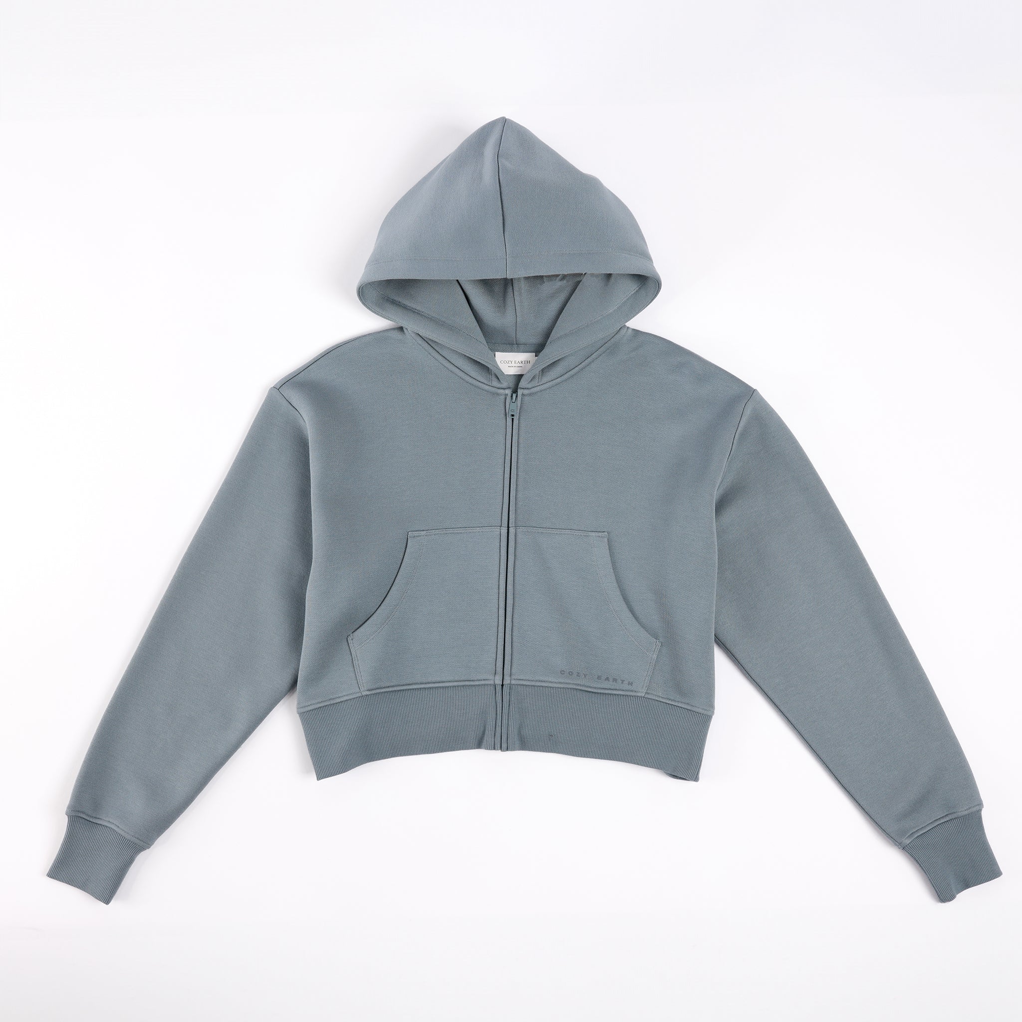 Women's CityScape Cropped Full Zip | Cozy Earth