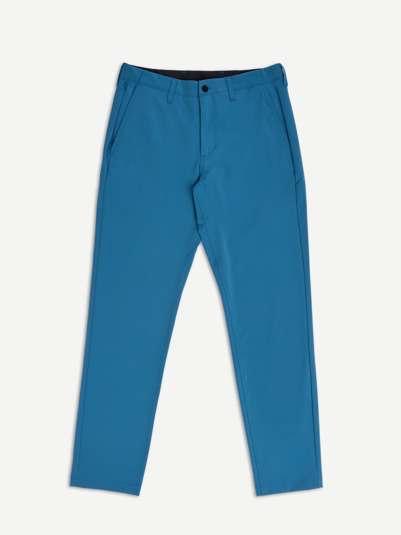 Cozy Earth's Men's Everywhere Pant, featuring a tailored fit with belt loops, button and zipper closure, and front pockets, is displayed on a plain background. 