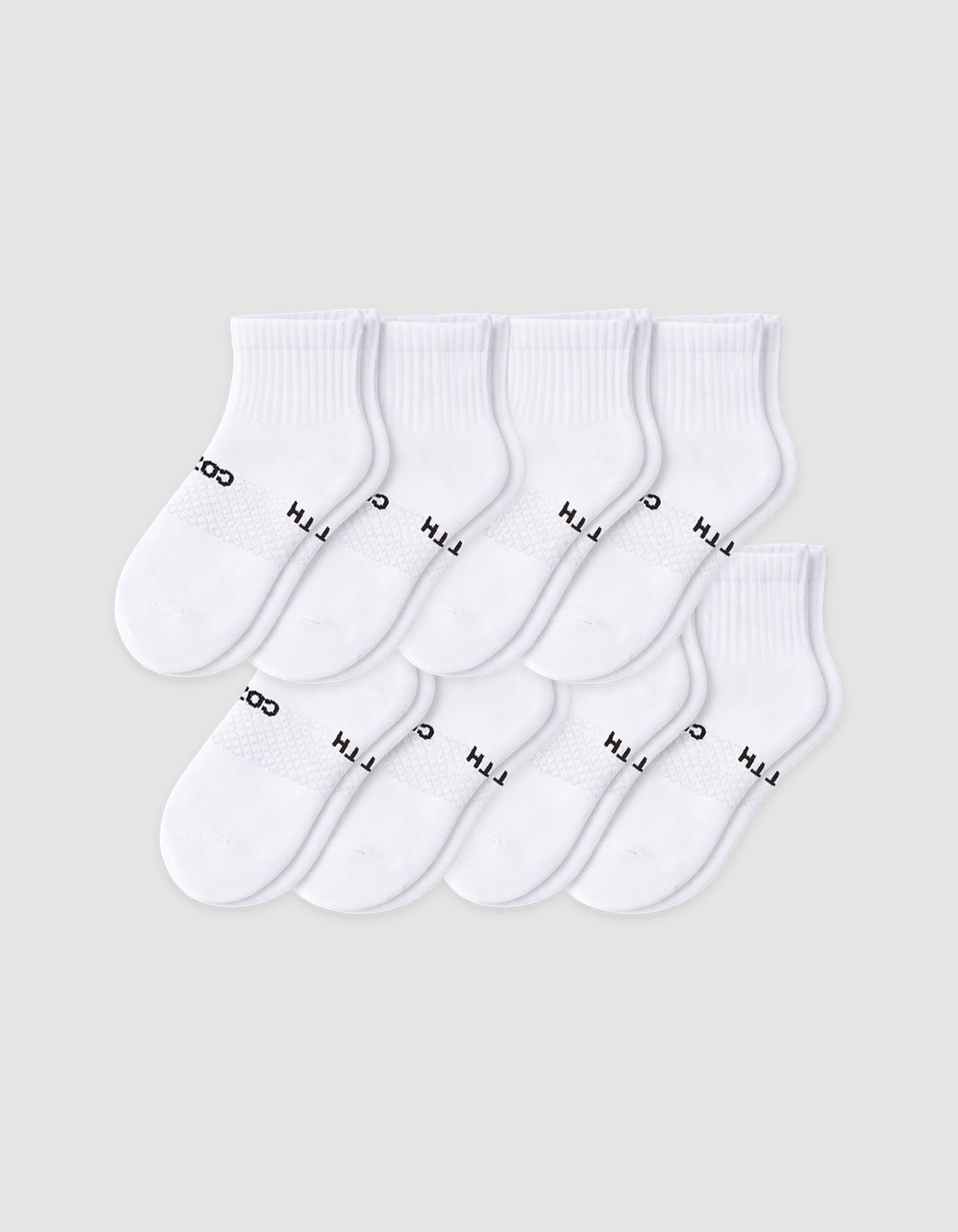 Essential Quarter Sock 8 Pack