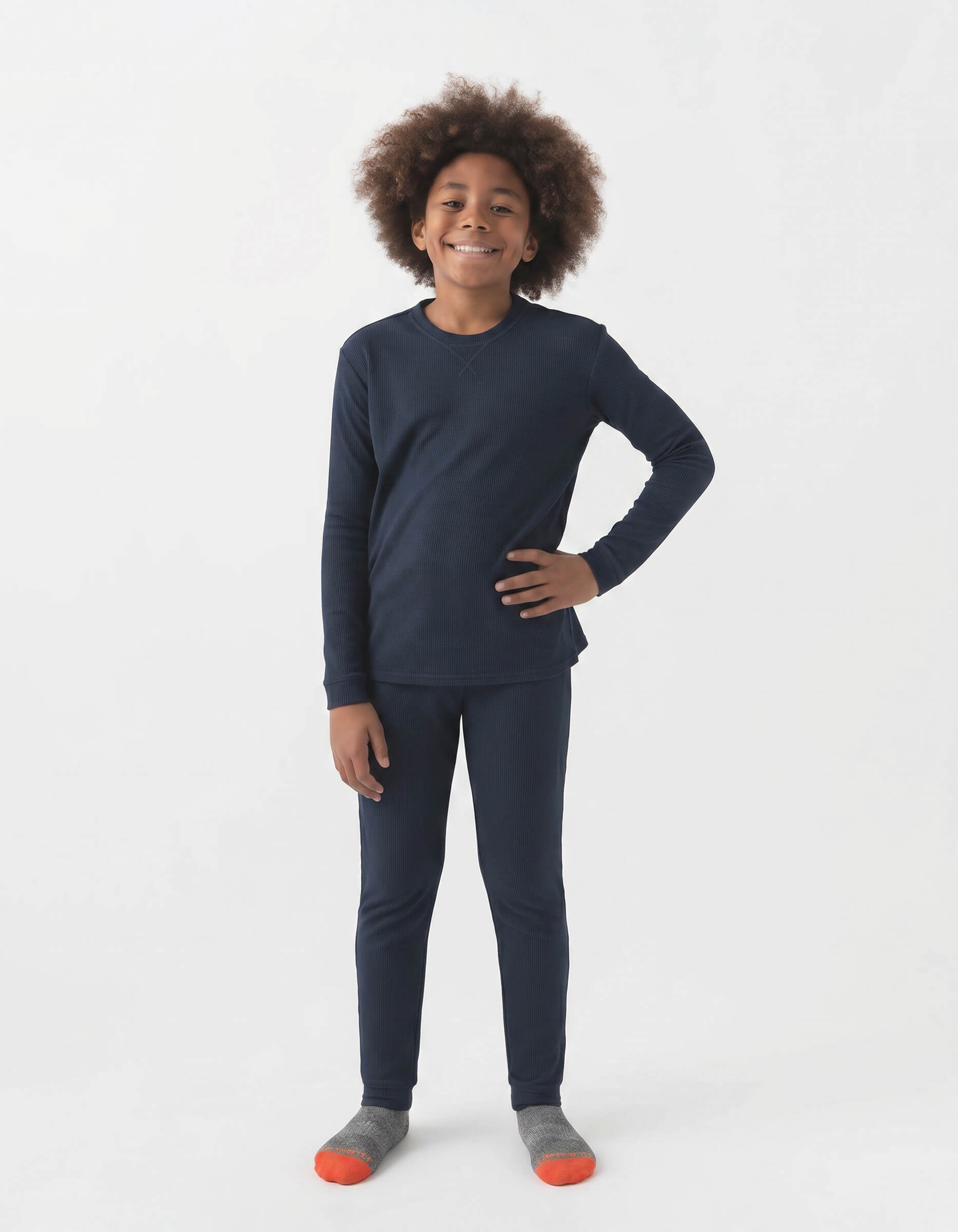 Children's Bamboo Waffle Knit Long Sleeve Set - Last Chance | Cozy