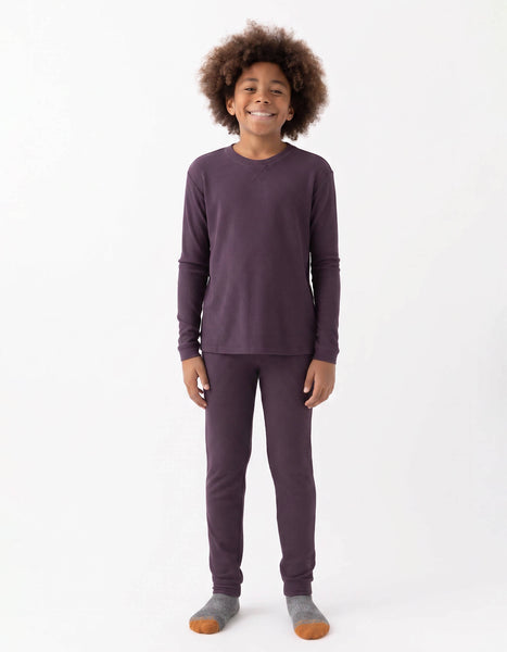 Children's Bamboo Waffle Knit Long Sleeve Set - Last Chance | Cozy