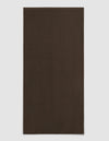 The Cozy Earth Loop Terry Bath Mat is shown on a light gray background. This plain, rectangular bath mat features a dark brown, solid color design without patterns or visible texture.|Color:Espresso