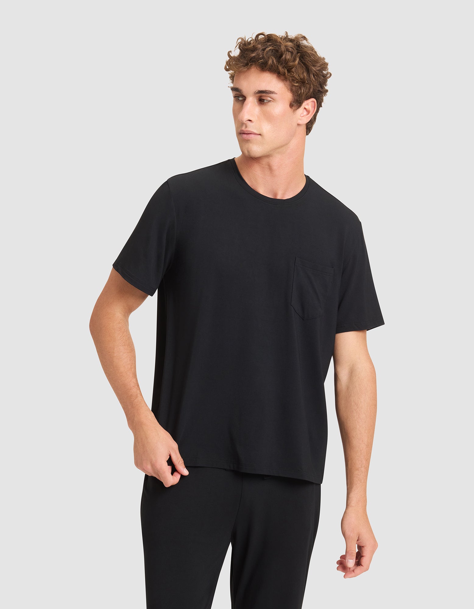 Men's Bamboo Stretch-Knit Lounge Tee