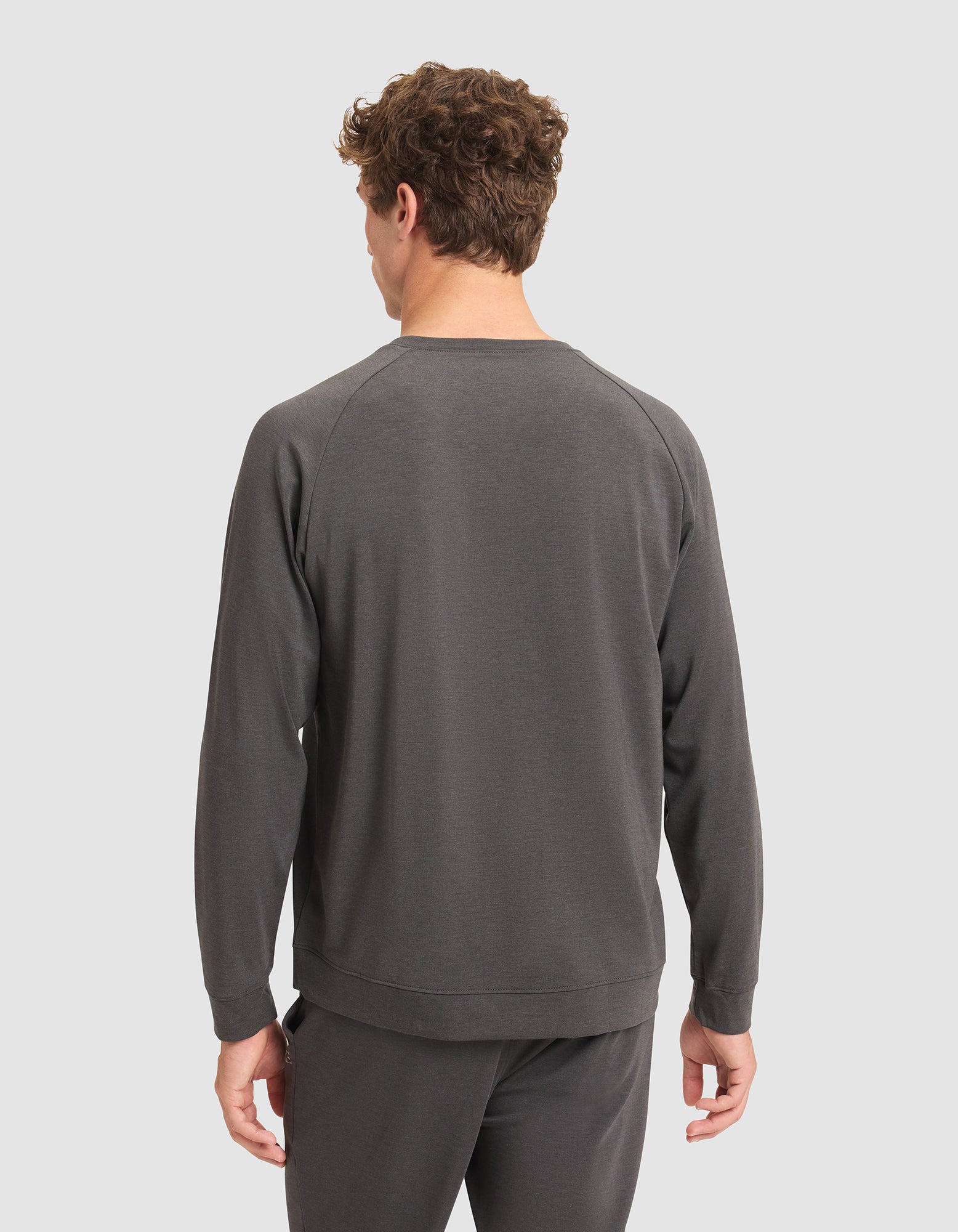 Men's Brushed Bamboo Pullover Crew Neck | Cozy Earth