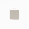 A swatch from the Bamboo Sheet collection by Cozy Earth is shown against a white background. It features a white label at the top with the brand name, "COZY EARTH. |Color:Dove Grey