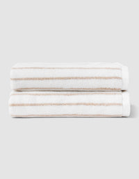Striped Luxe Bath Towels