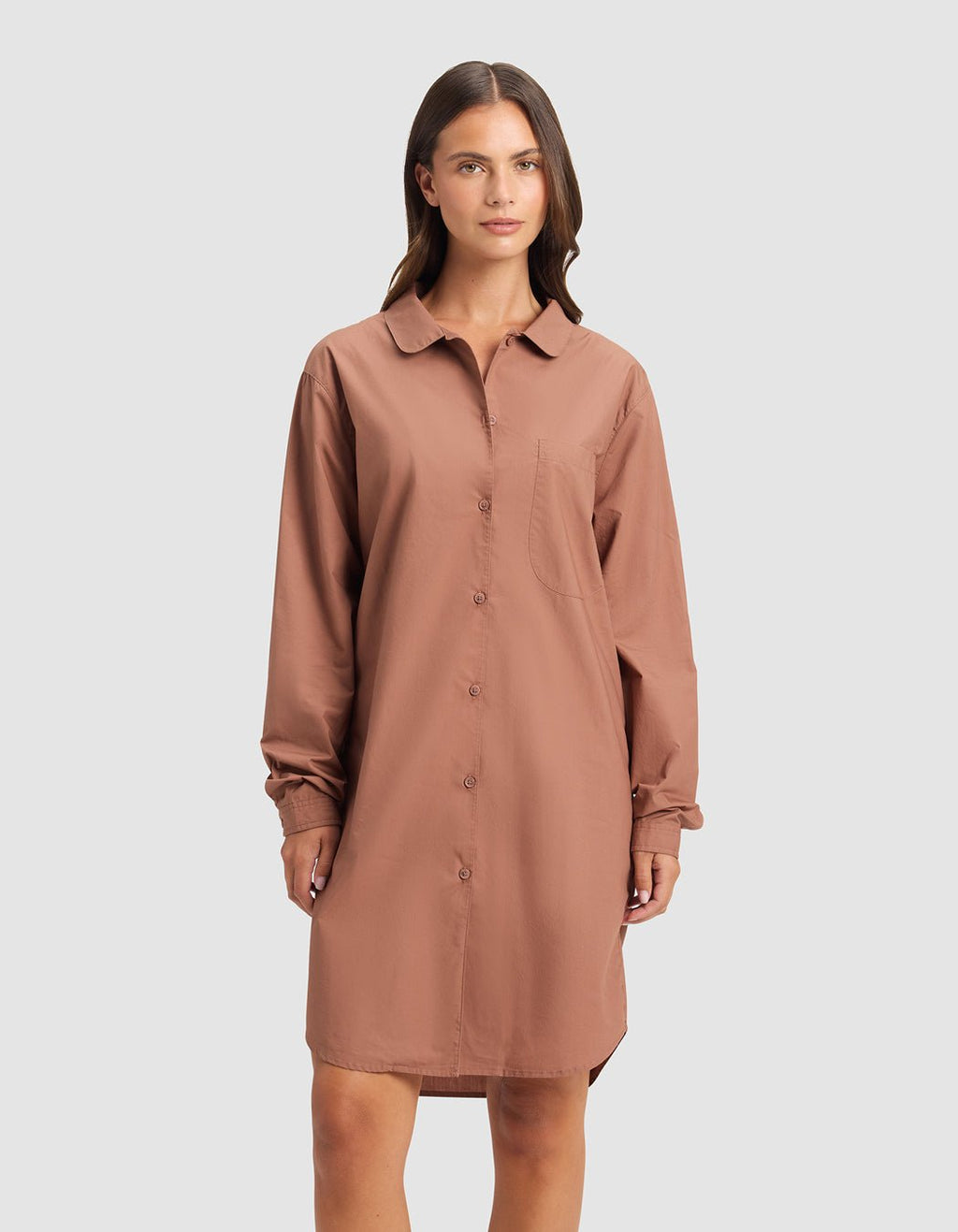 Women's Sutton Sleep Dress - Last Chance in White (Size: Small)