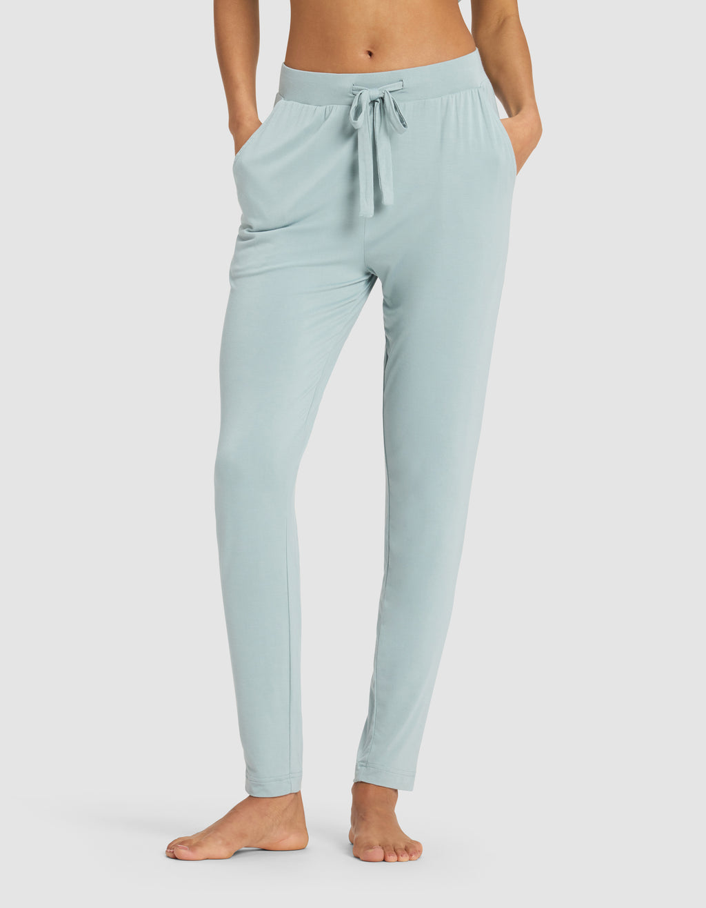 Cozy Earth Women's Bamboo Stretch-Knit Tapered Pant