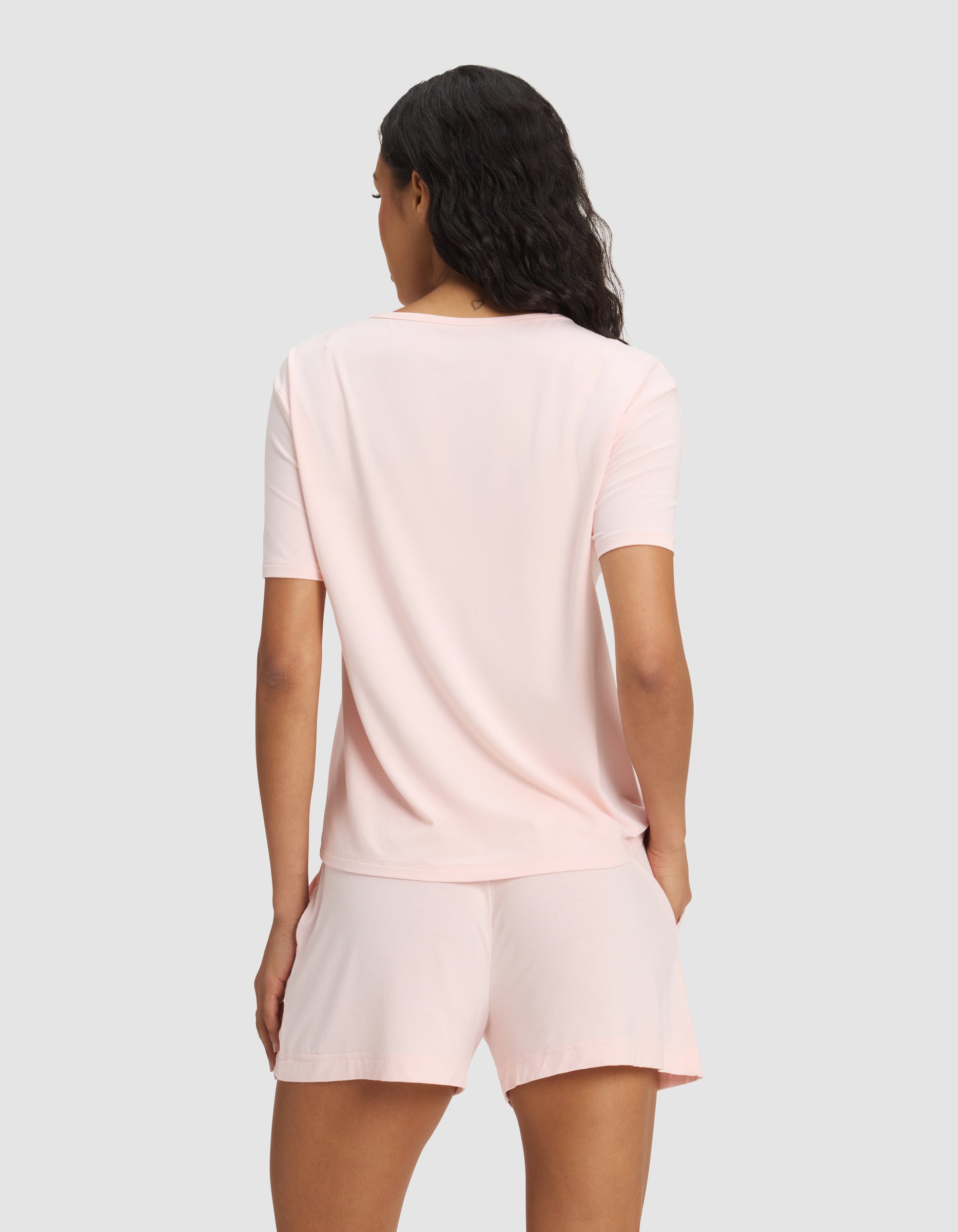 Women's Bamboo Stretch-Knit Lounge Tee | Cozy Earth