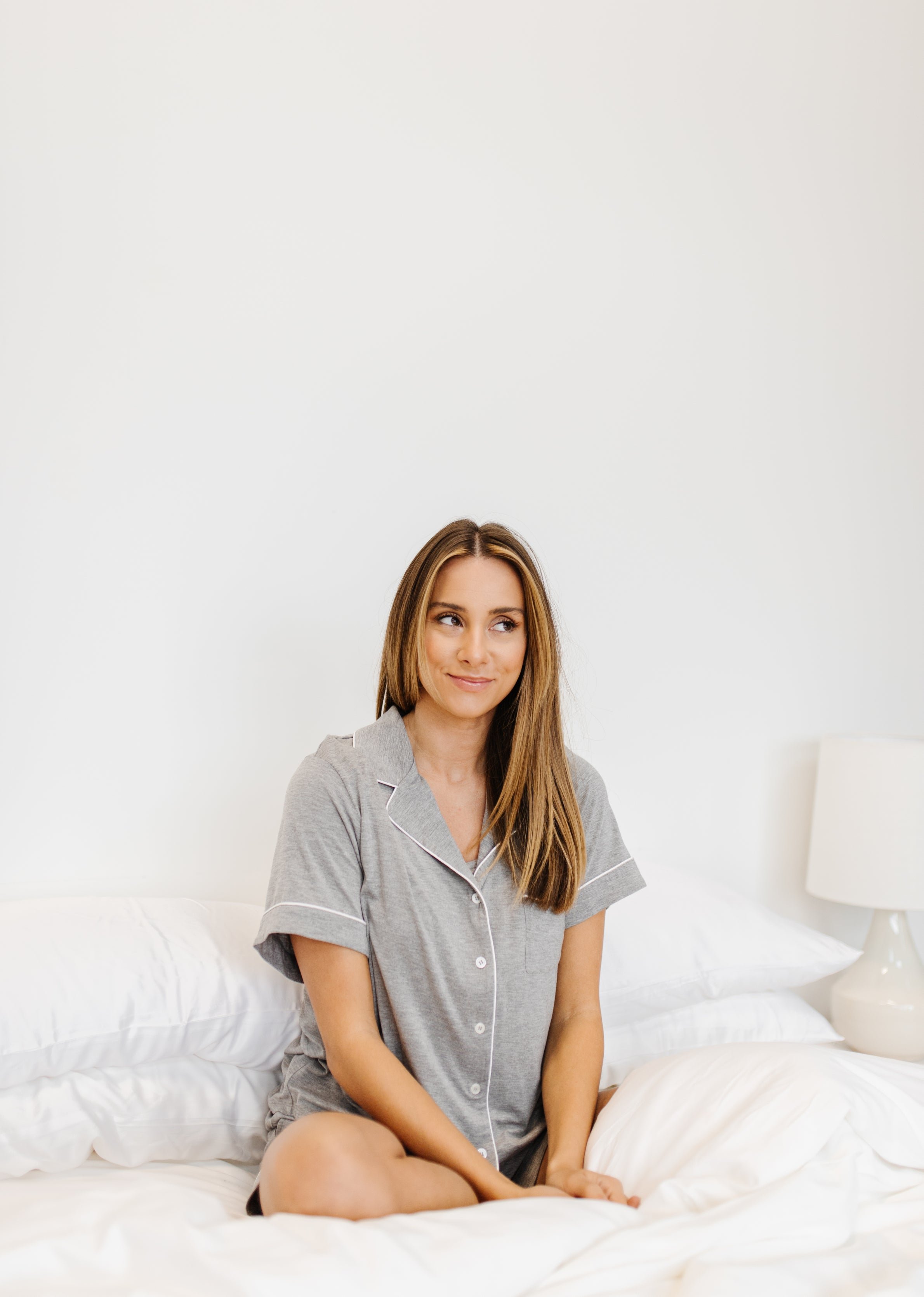 woman in pajamas