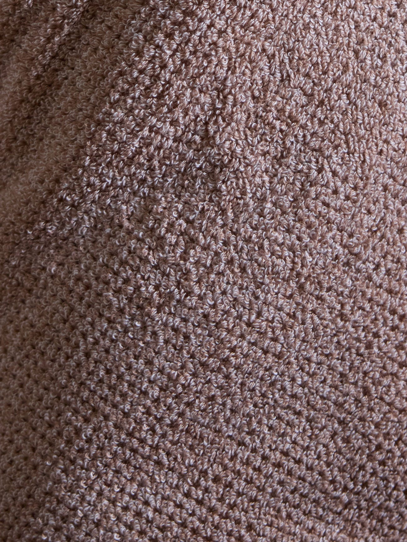 A close up of the texture of a Nantucket Bath Sheet. 