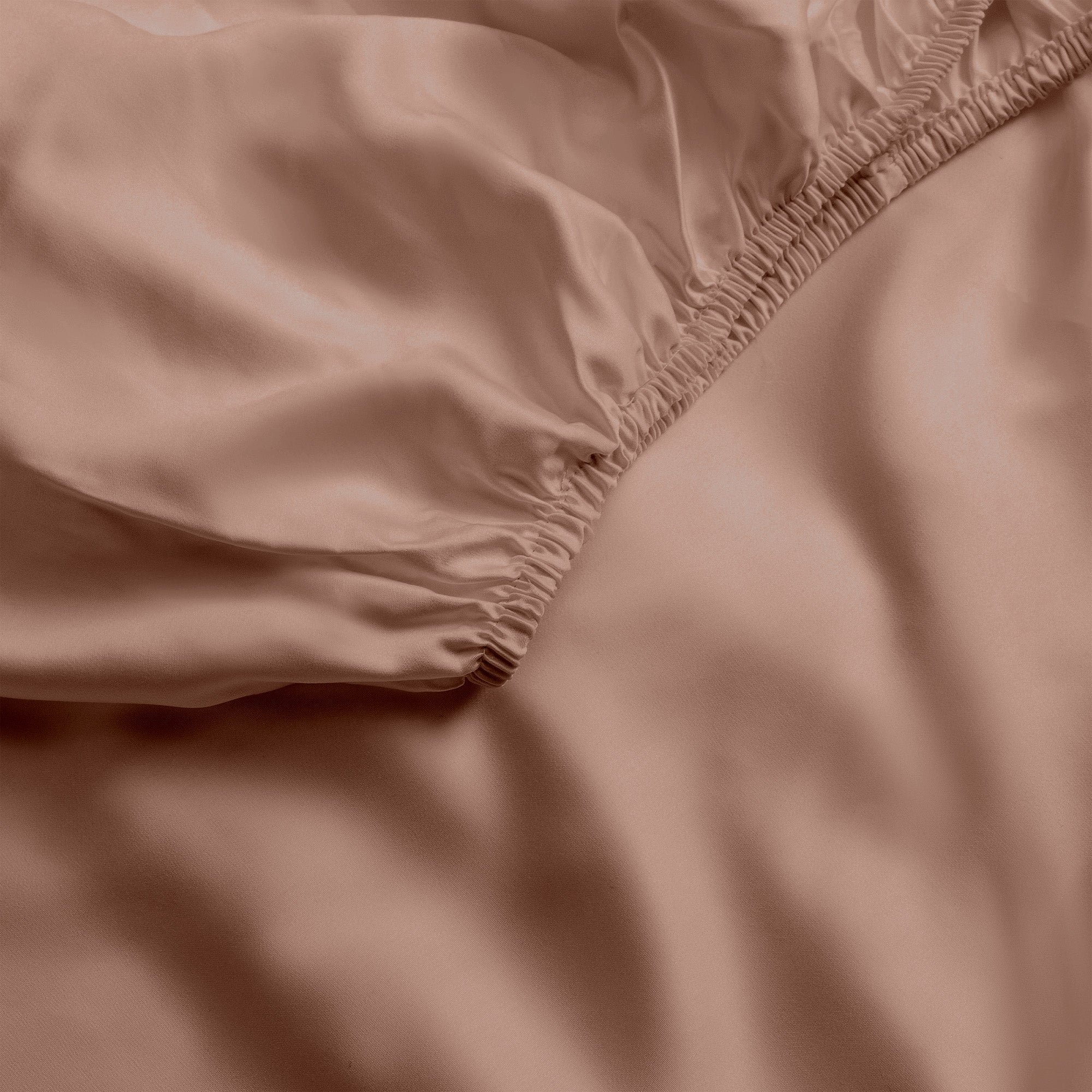 Close up of clay fitted sheet 