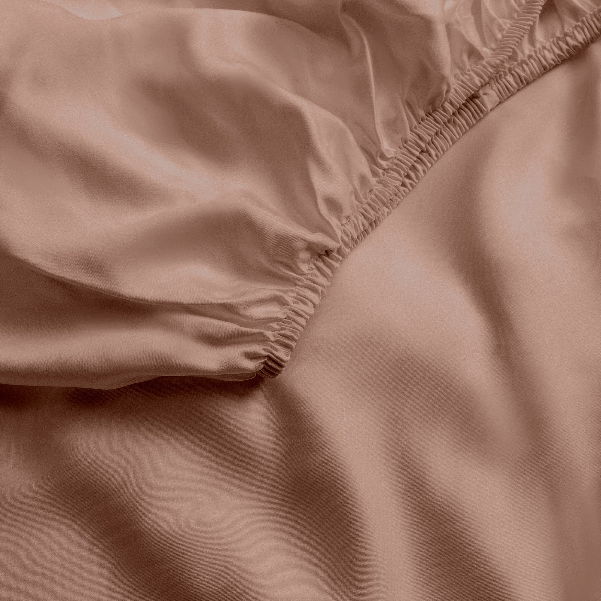 Close up of clay fitted sheet 