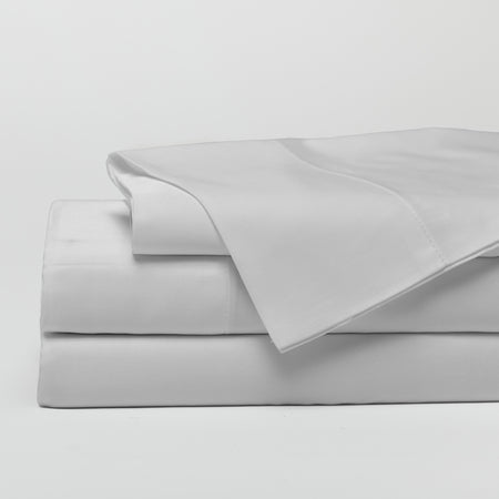 Driftwood sheet set folded with a white background |Color:Driftwood