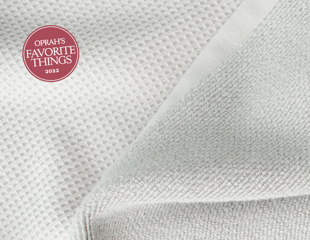 Waffle bath towel from Oprah's favorite things