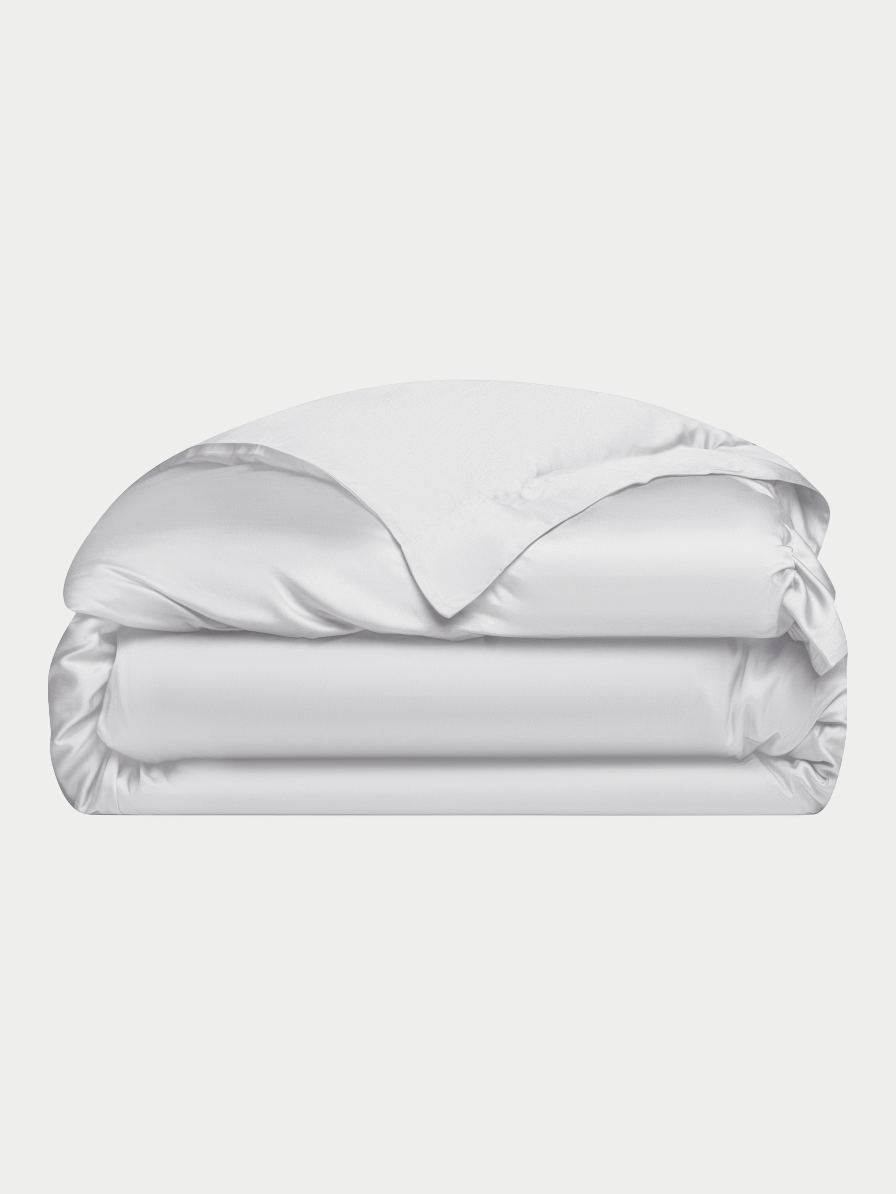 White duvet cover with white background |Color:White