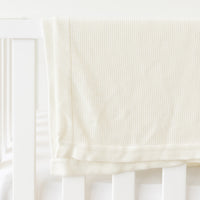 Ivory Cloud Knit Baby Blanket