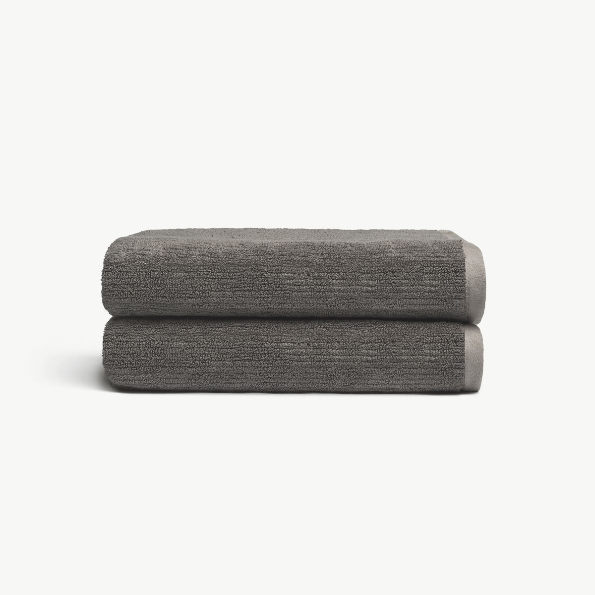 Ribbed Terry Bath Towels
