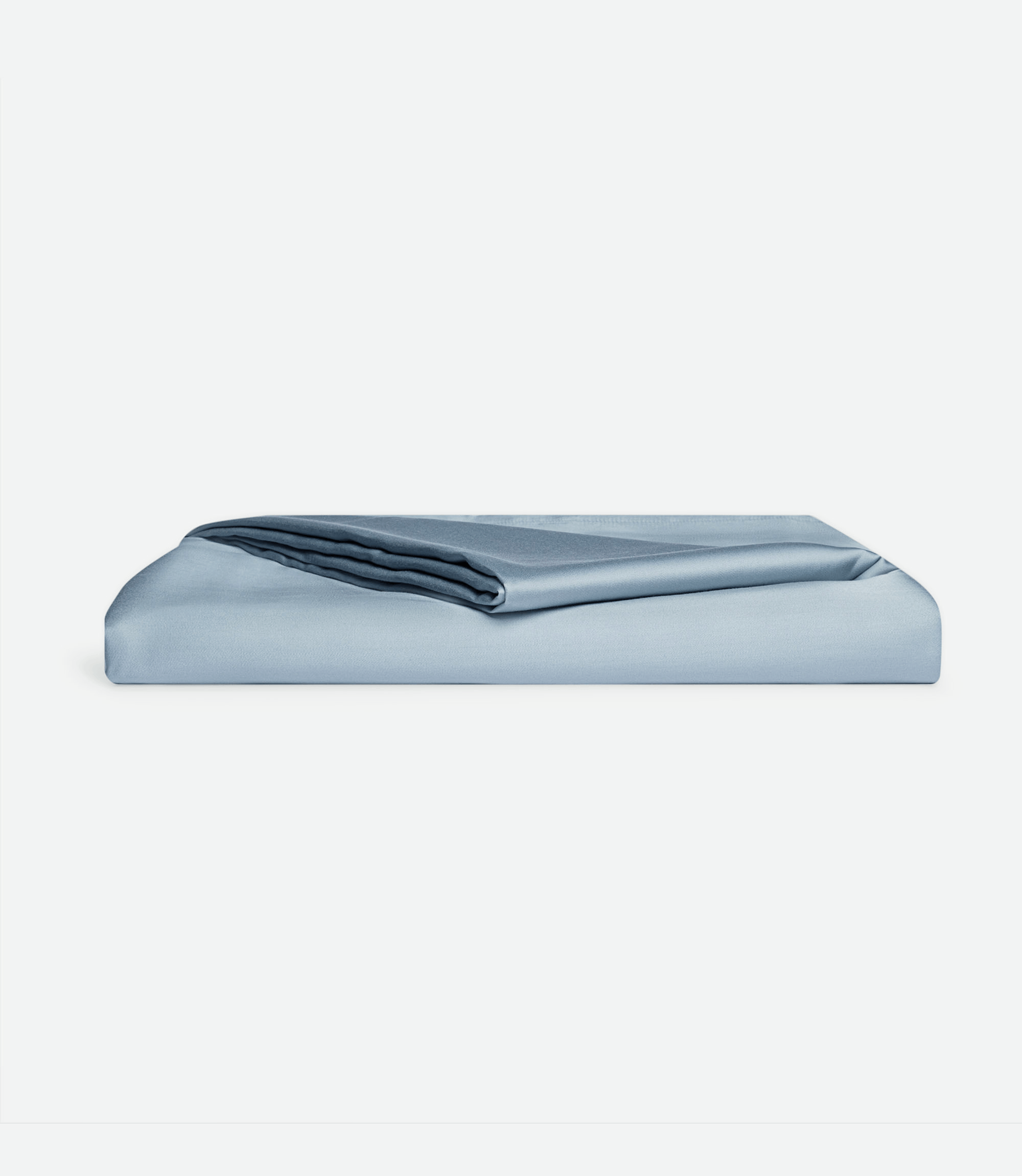 Harbor Mist top sheet folded with white background 
