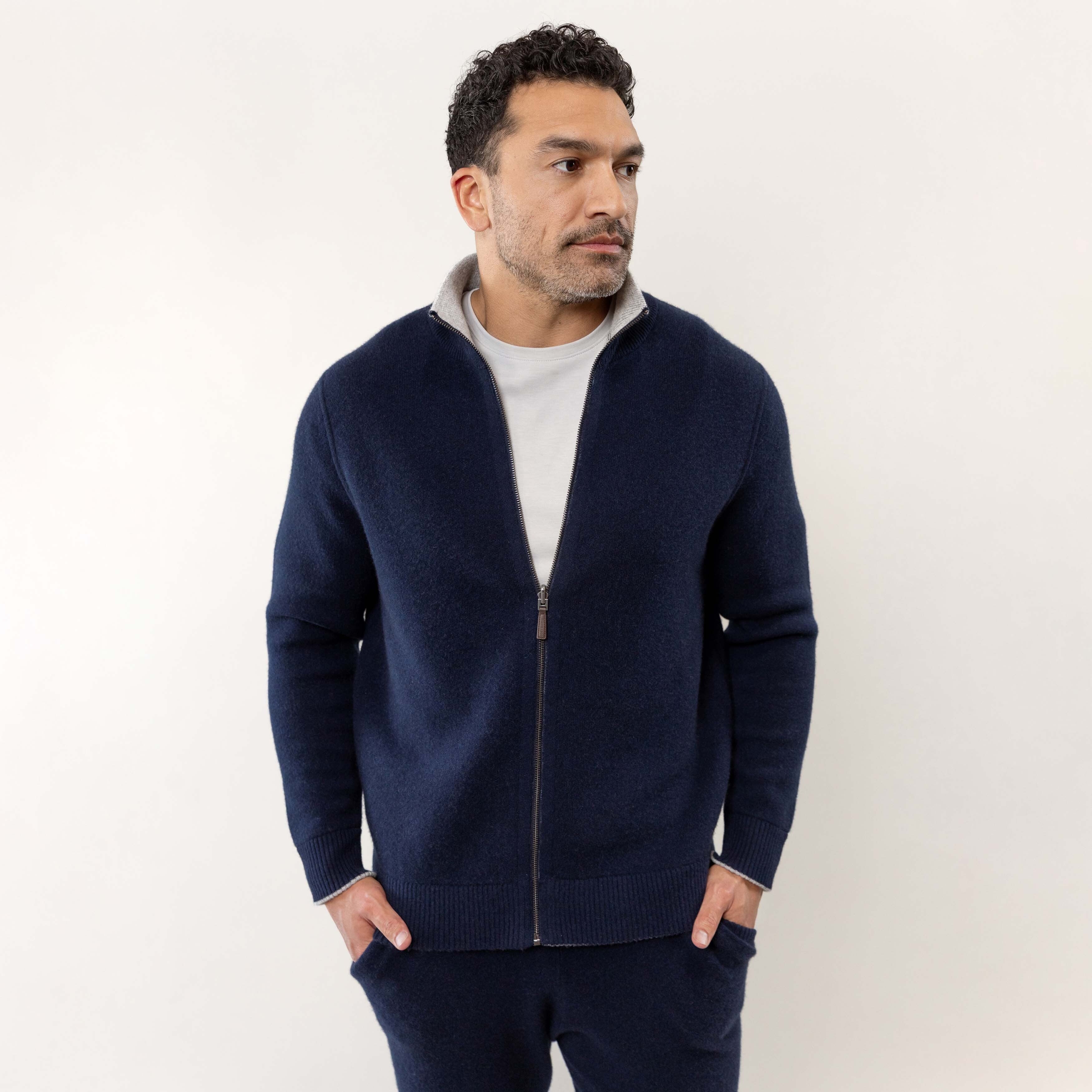 Heather Fog/French Navy