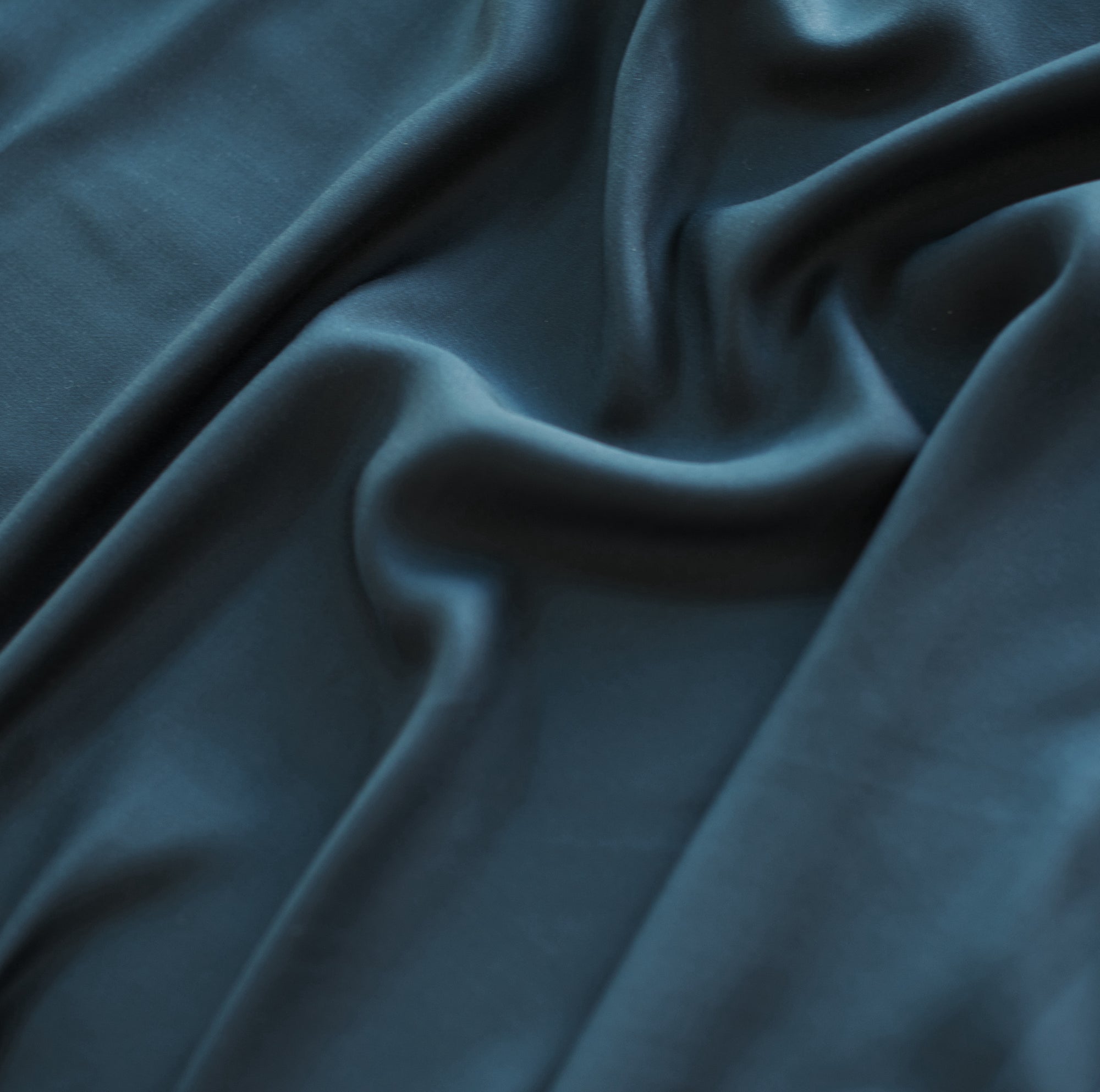 Close up of navy sheets 