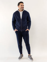 Heather Fog/French Navy