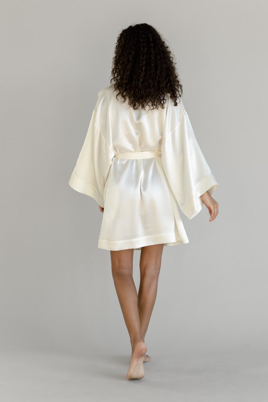 Pink Short Robe Cheap Short Silk Robes