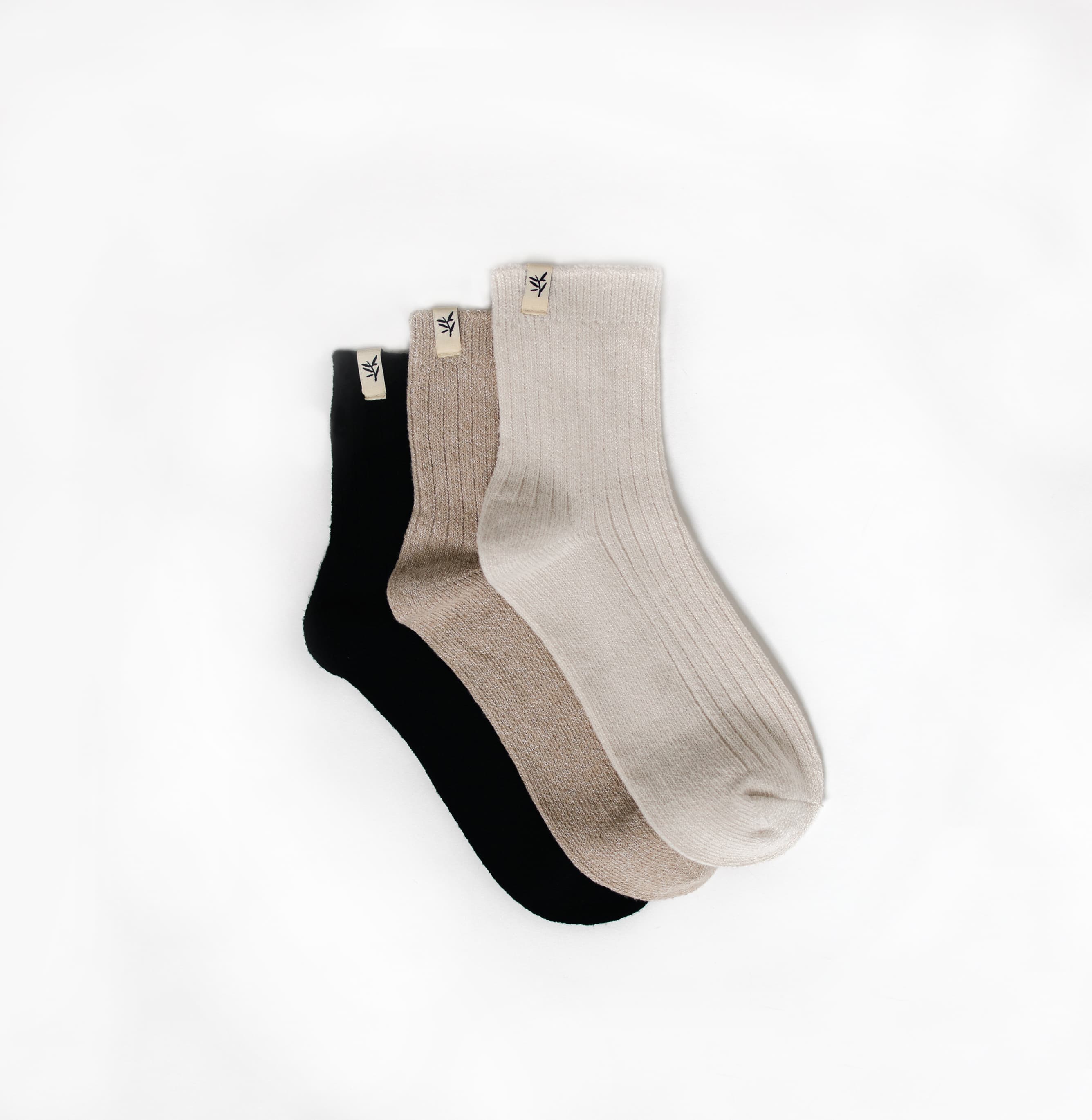 The Plush Modern Crew Sock - Bamboo Socks - Cozy Earth