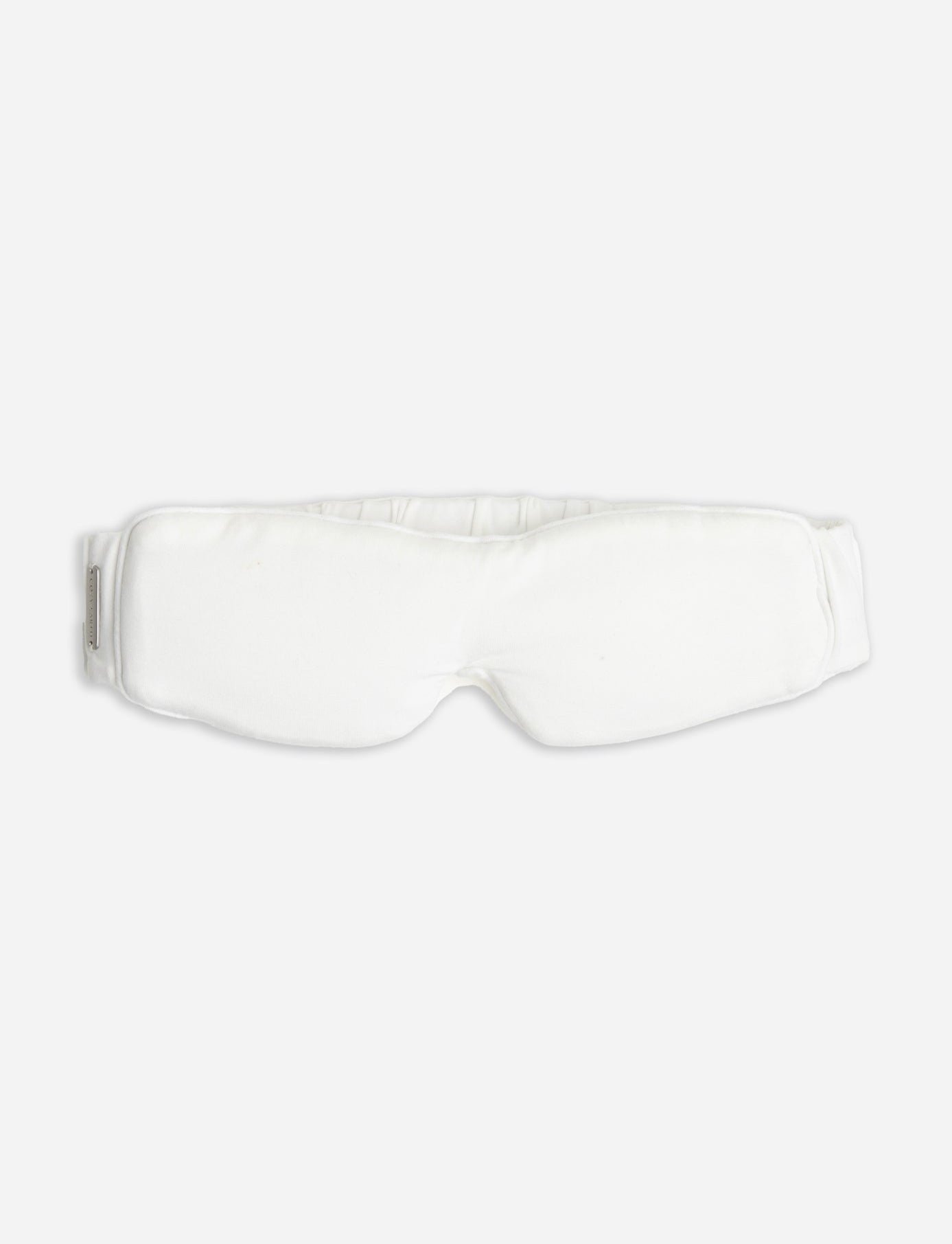 Ivory sleep mask with white background |Color:Ivory