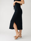 Black Women’s Ultra-Soft Bamboo Midi Skirt