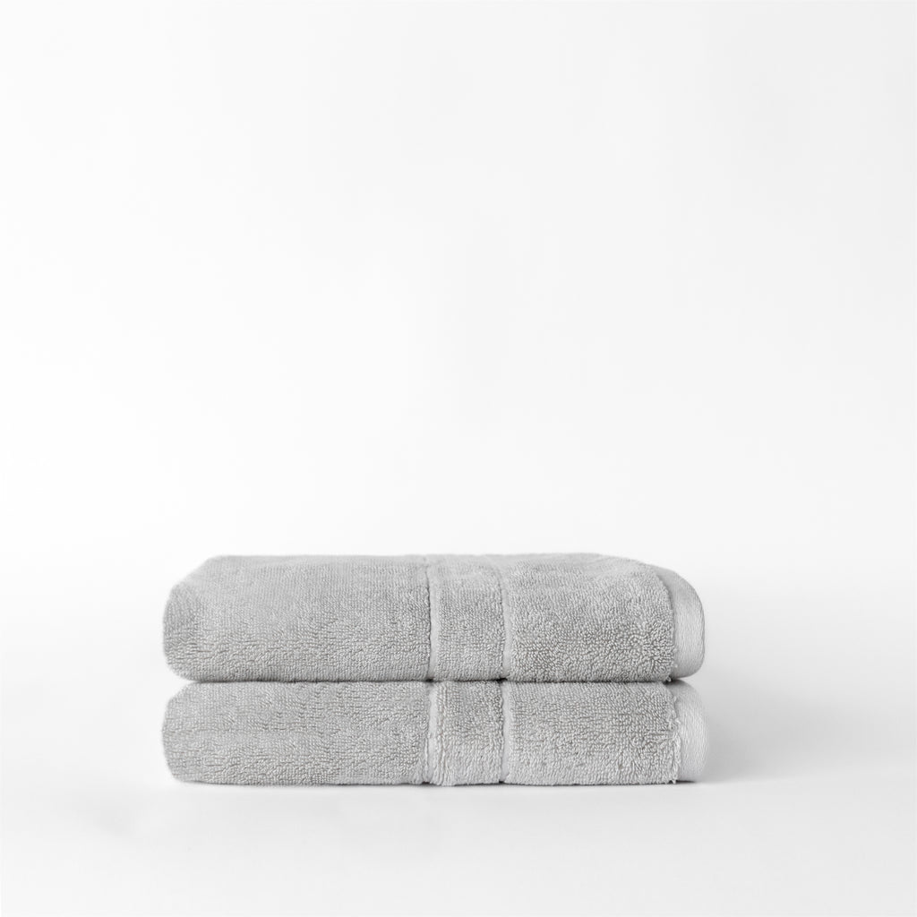 Premium Plush Hand Towels (White - set of 2)