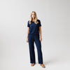 Navy Women’s Rib Knit Bamboo Lounge Pant [Shelby]