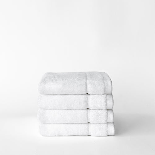 White Premium Plush Wash Cloths. Photo of Premium Plush Wash Cloths taken with white background |Color:White