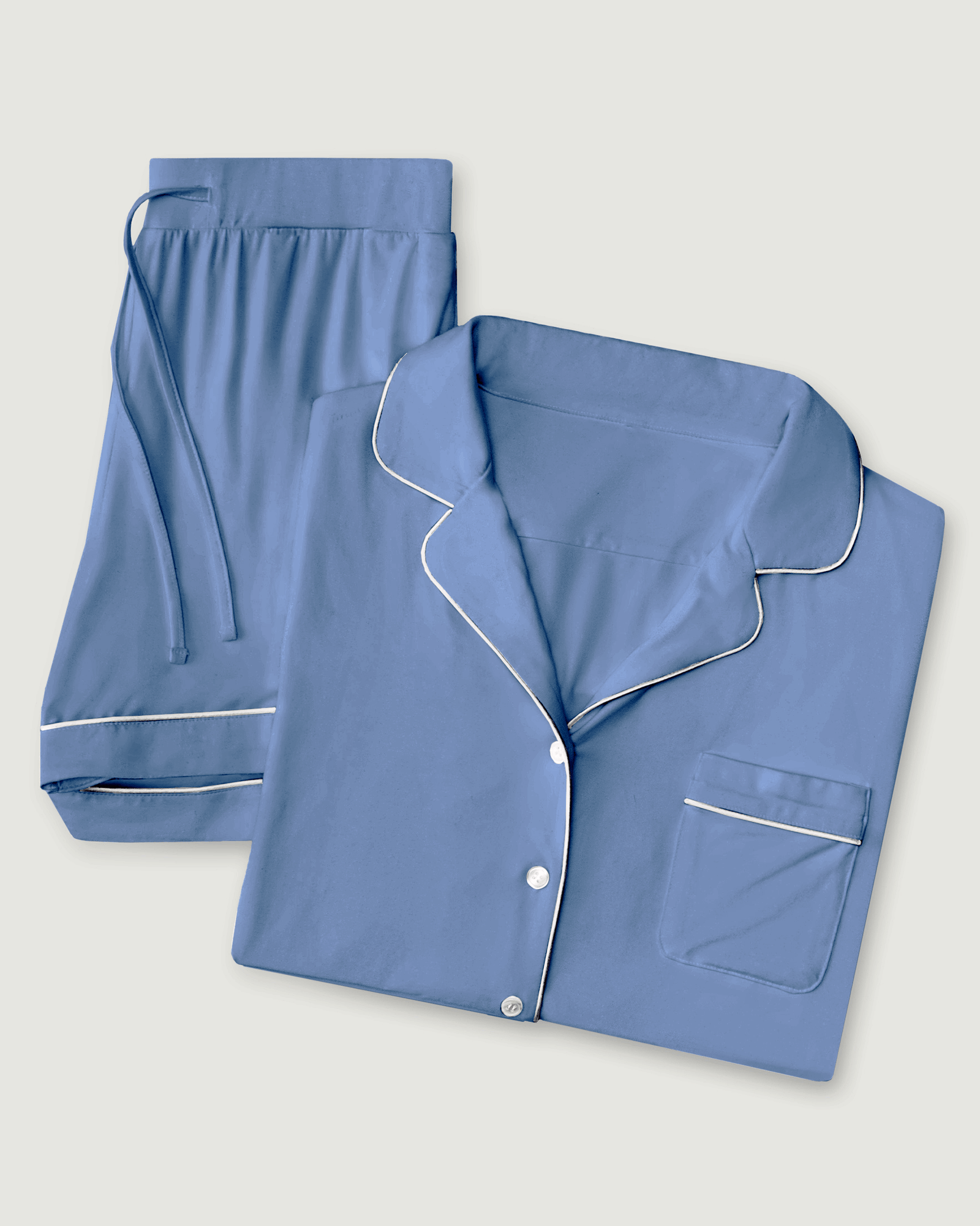 Women's Stretch-Knit Short Sleeve Bamboo Pajama Set