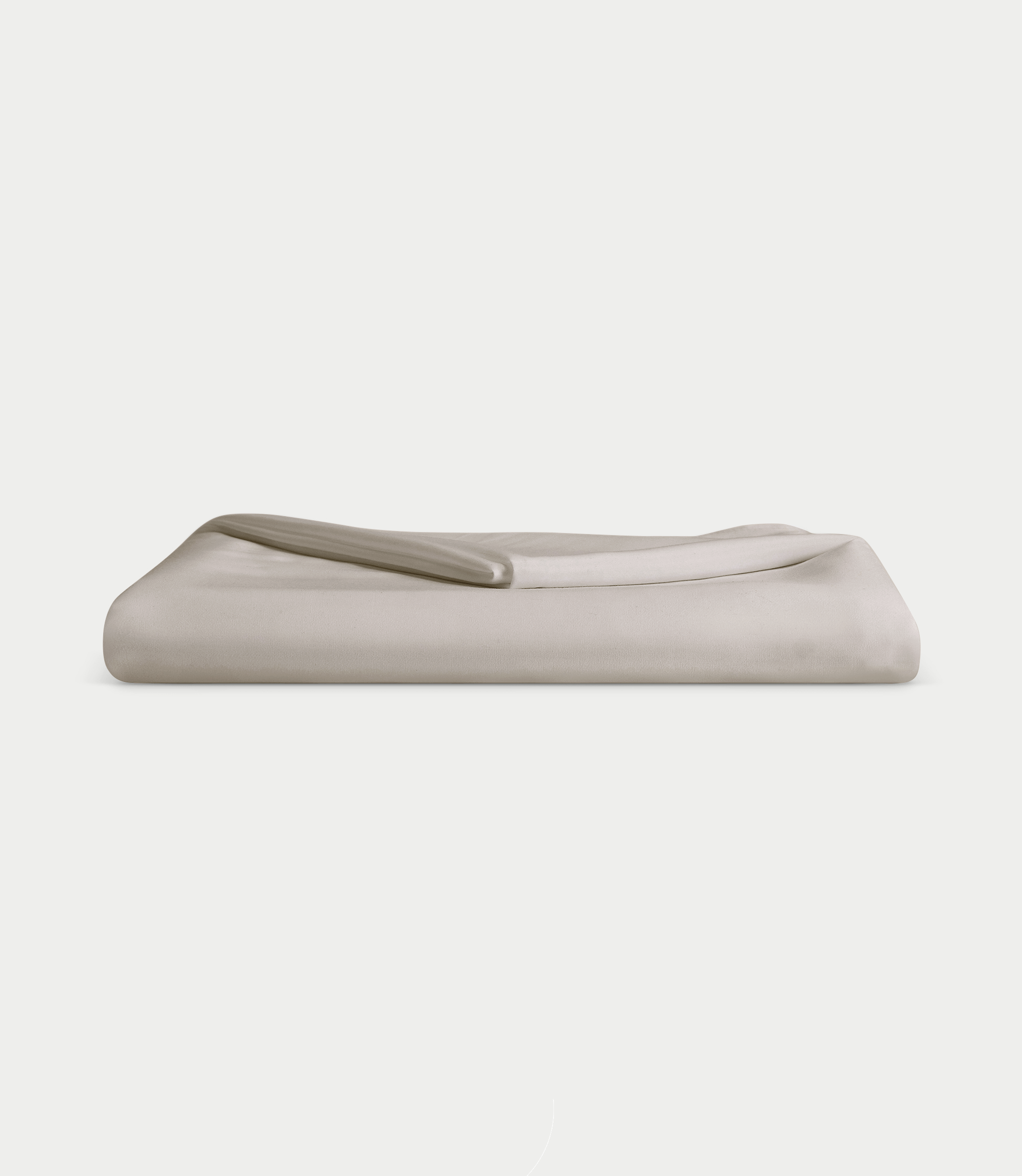 Driftwood flat sheet folded with white background |Color:Driftwood