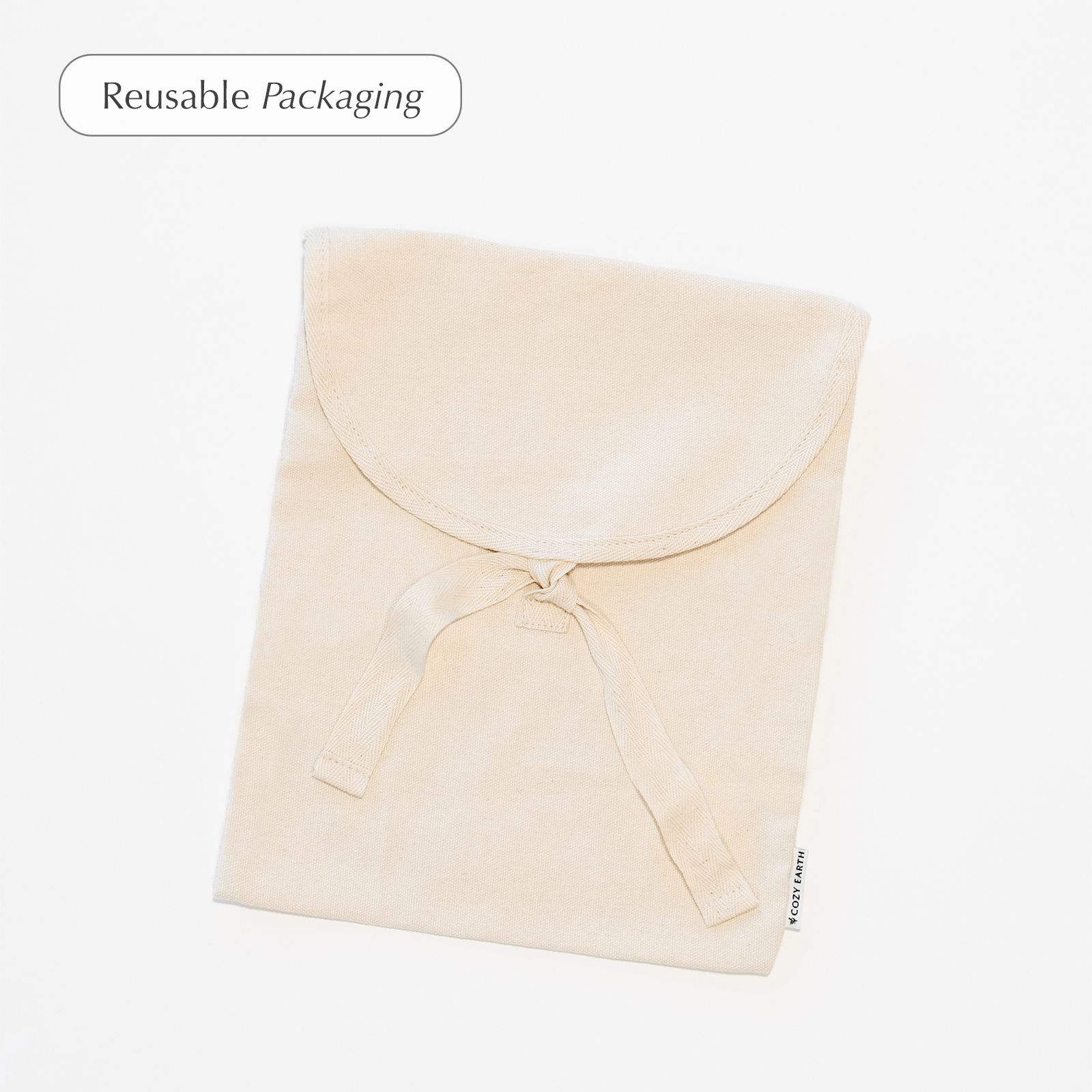 Pillow Case Reusable Packaging White, Oat, Driftwood, Charcoal, Light Grey, Olive, Navy, Sage, Harbor Mist