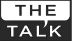 Logo of 'The Talk' with text in speech bubble.
